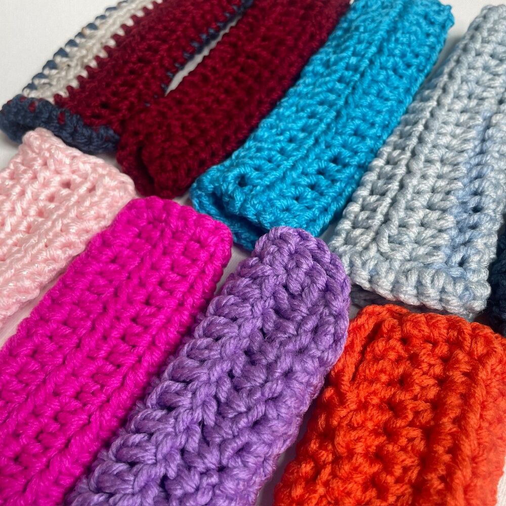 🍦 Handmade Crochet Ice Pop Sleeves – No More Cold Hands! (Multiple Colors)